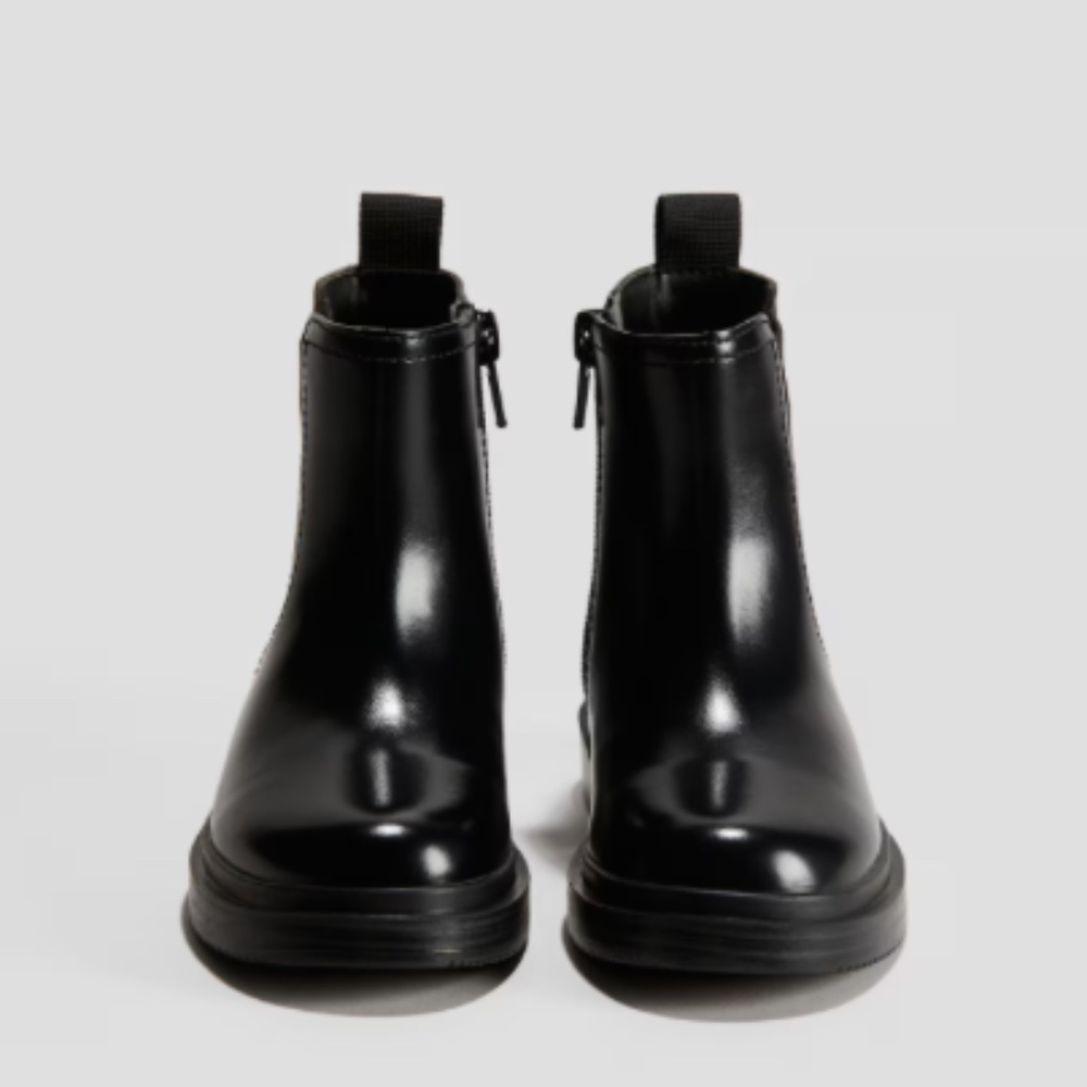 H&M Girls Chelsea Boots, Black, Size 1